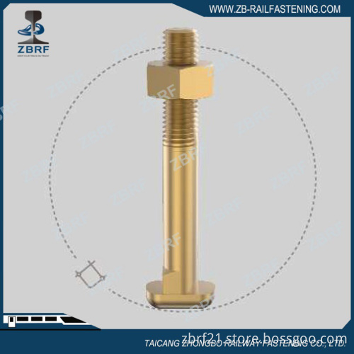 Cam bolt with hex nut to NF F50-010